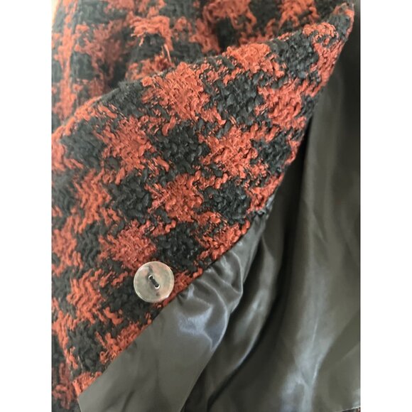 House Of Harlow 1960 Cropped Houndstooth Blazer Jacket - Picture 6 of 7
